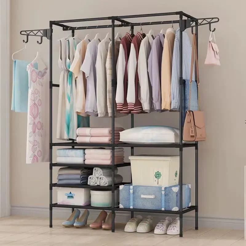  A457 Closet Organizador Doble Multifunc