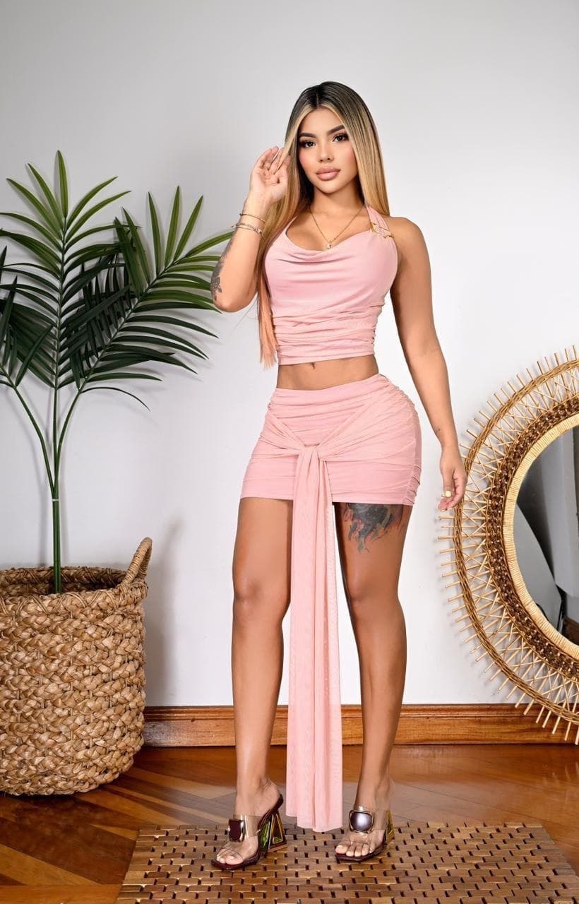 Conjunto falda y blusa PERLA