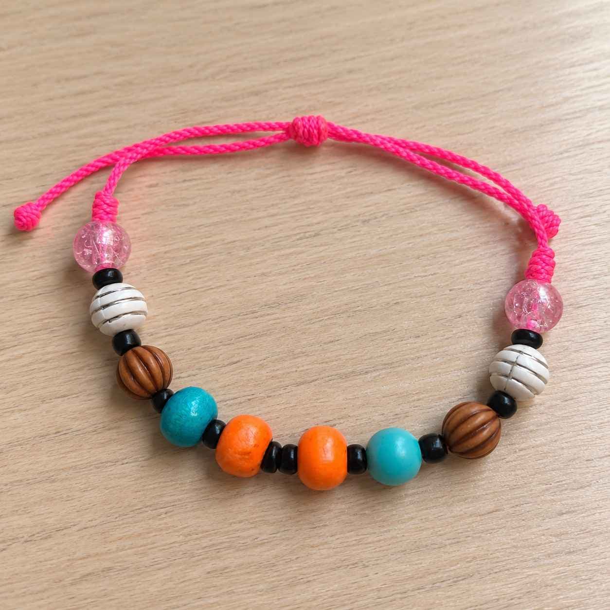 Manilla Aura Coral Artesanal