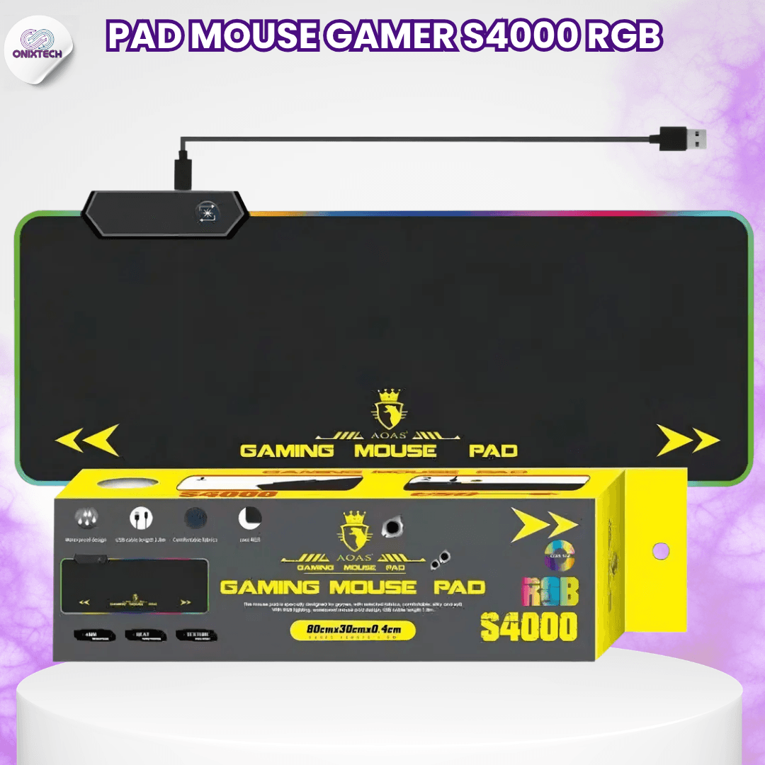  PAD MOUSE GAMER S4000 RGB