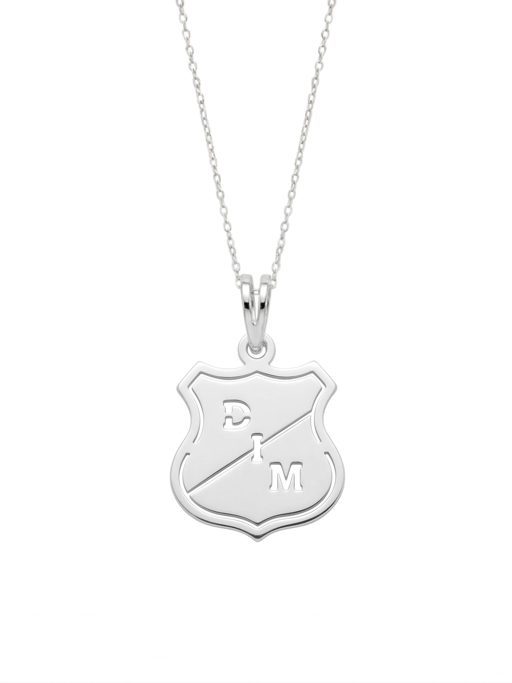 CADENA Y DIJE ESCUDO MEDELLIN PLATA 925