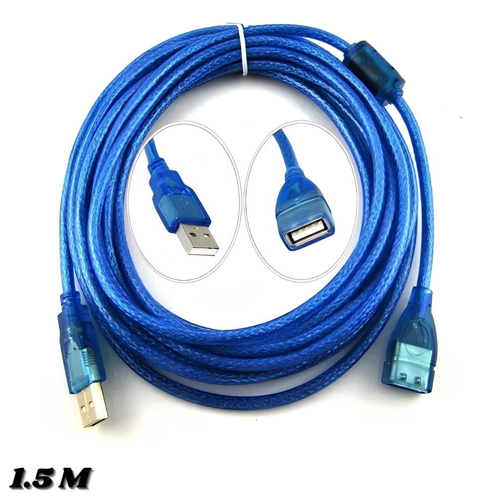 Cable Extensor Usb Con Filtro 1.5 Metros
