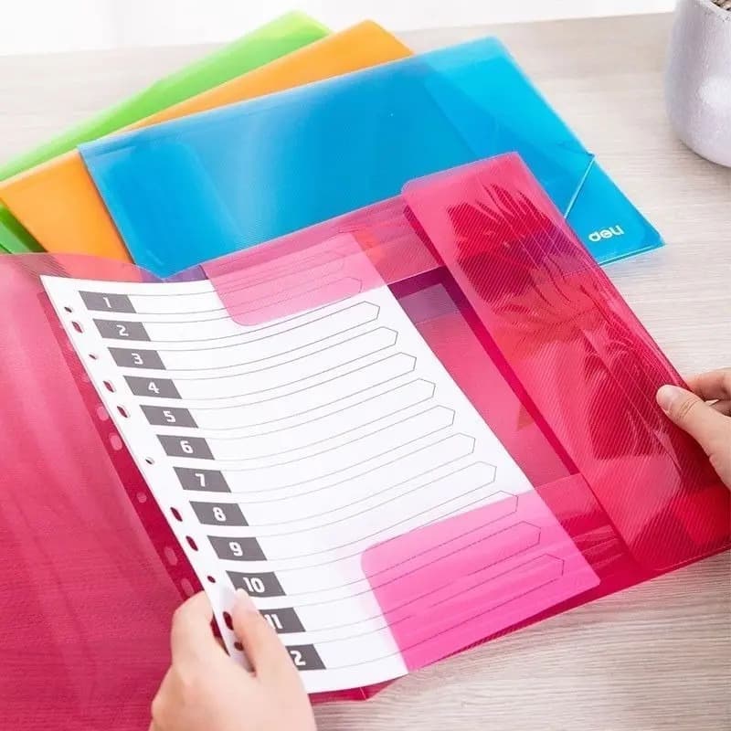Carpeta Plastica con  Tamaño Carta