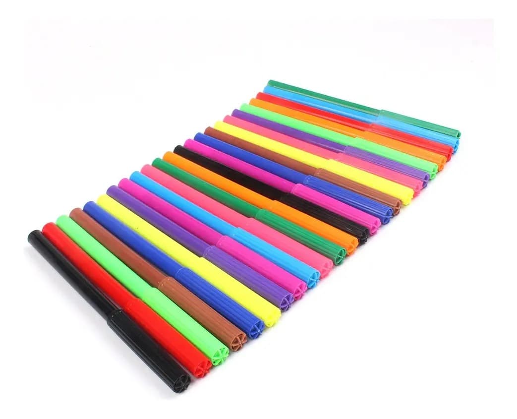 Marcadores Punta Firme 18 Colores