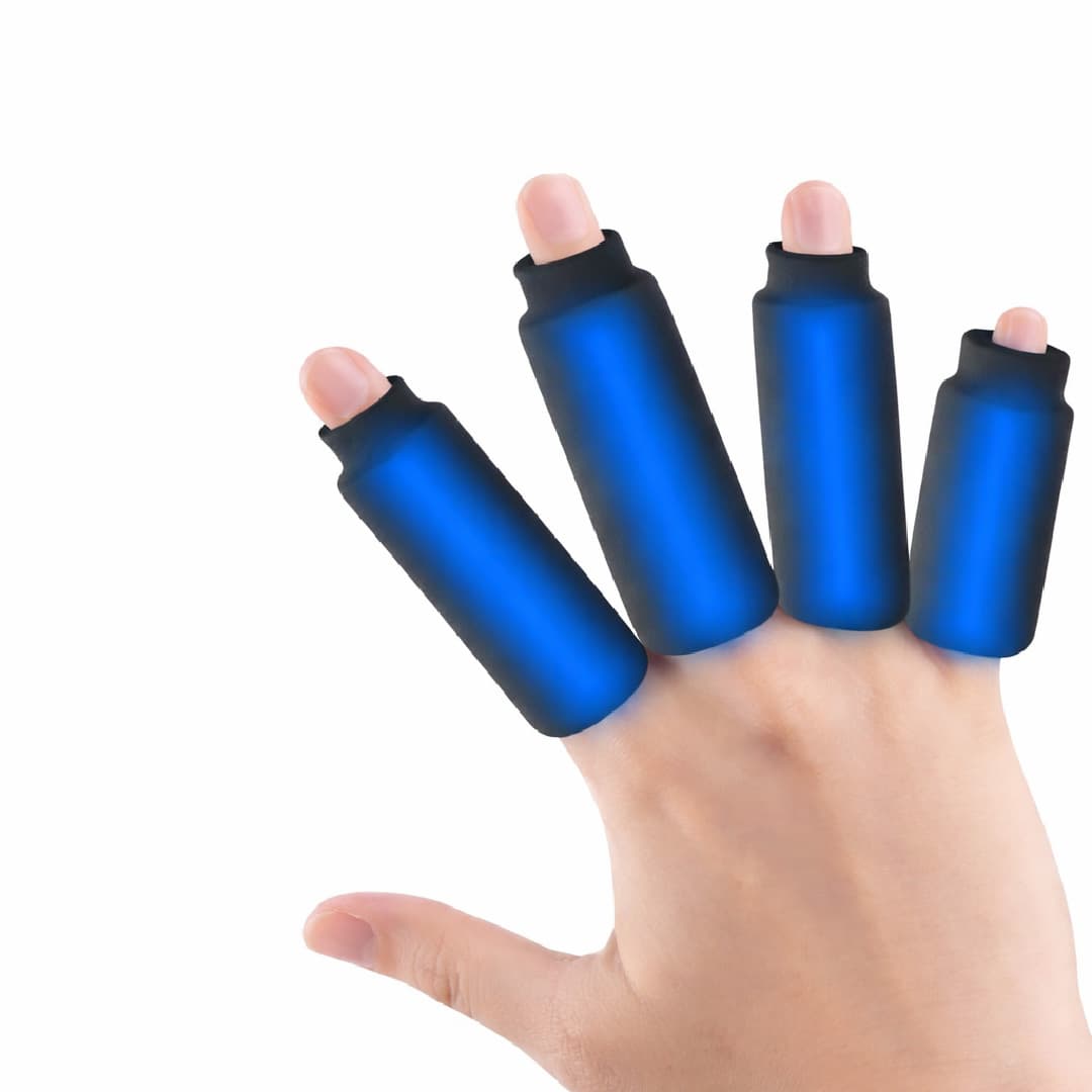 Mangas gel dedos terapia frío calor x4
