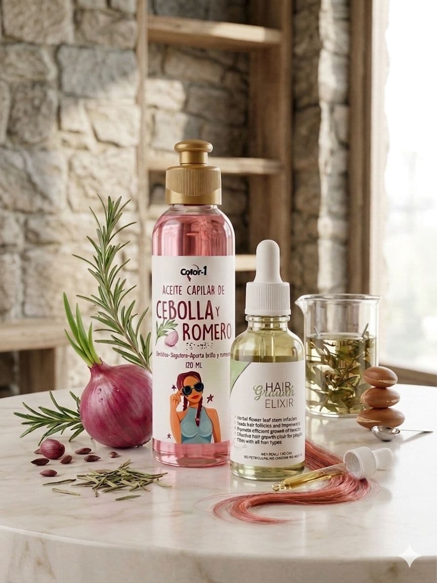Hair growth elix+aceite capilar cebolla