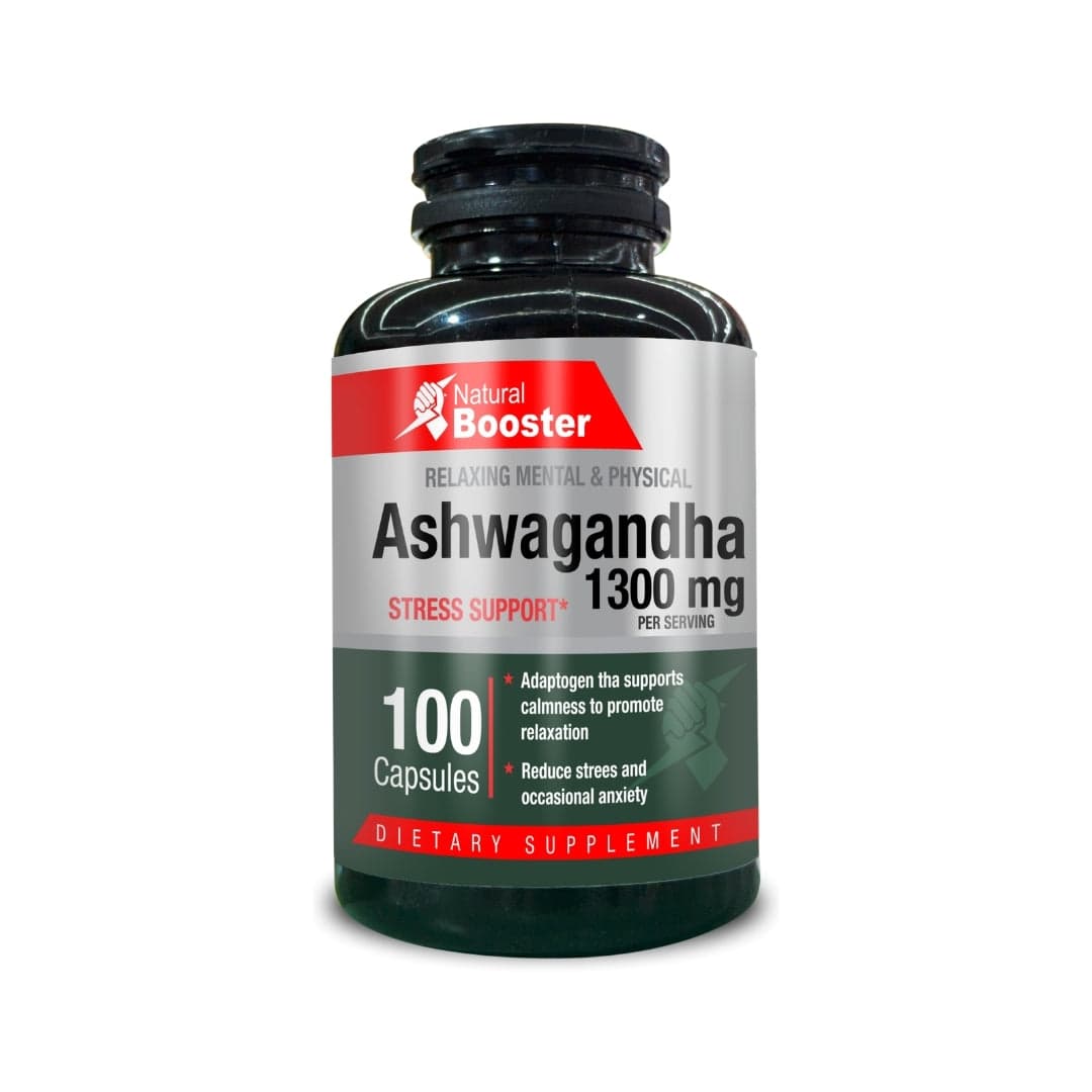 Ashwagandha 1300MG X100 Caps. Natural Booster | Magnesio | Apoyo a l