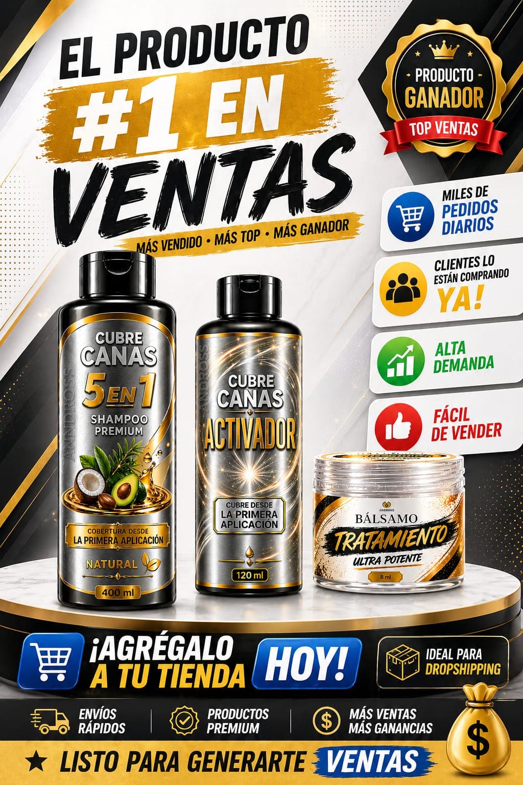 	 CUBRE CANAS 5 EN 1 ARGAN LG-CC-04