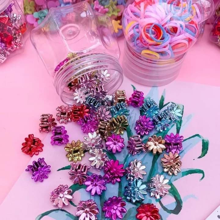 Set De Ganchos Con Cauchos