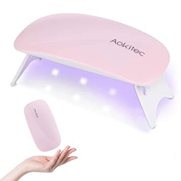 Lampara uv led para uñas mini