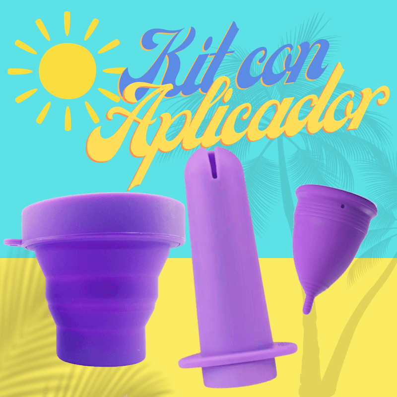 KIT DE COPA MENSTRUAL CON APLICADOR