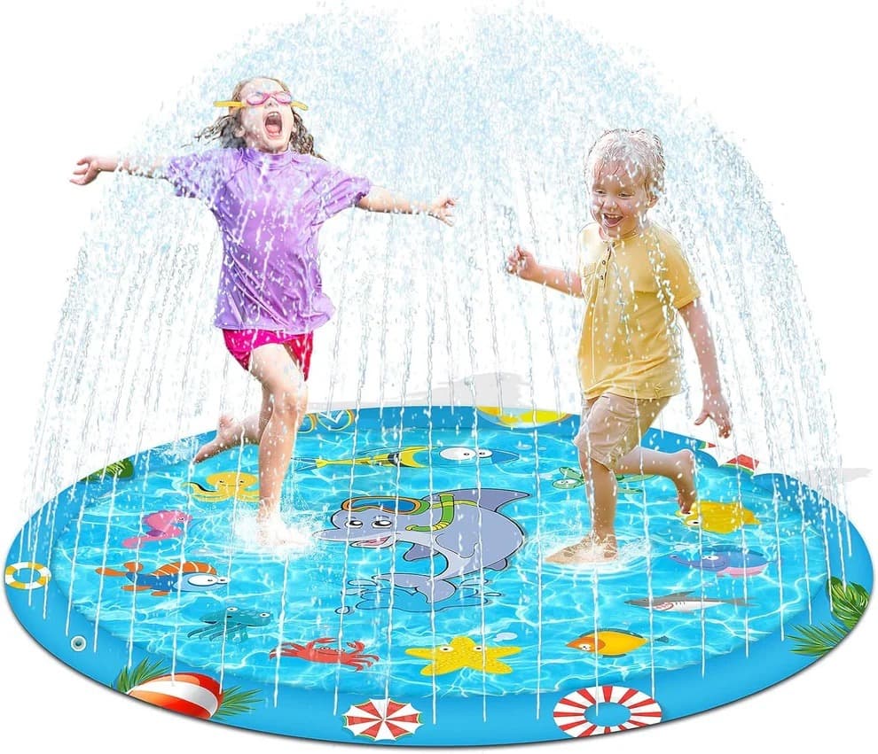 Alfombra De Agua Con Chorros
