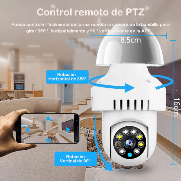 A 038 CAMARA V380 CON SENSOR DE HUMO