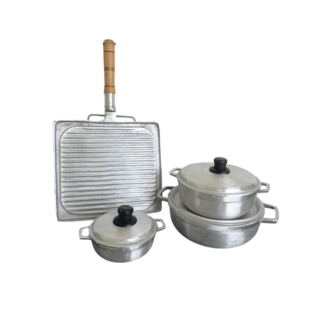CALDEROS X3 0-2-4 + ASADOR MEDIANO
