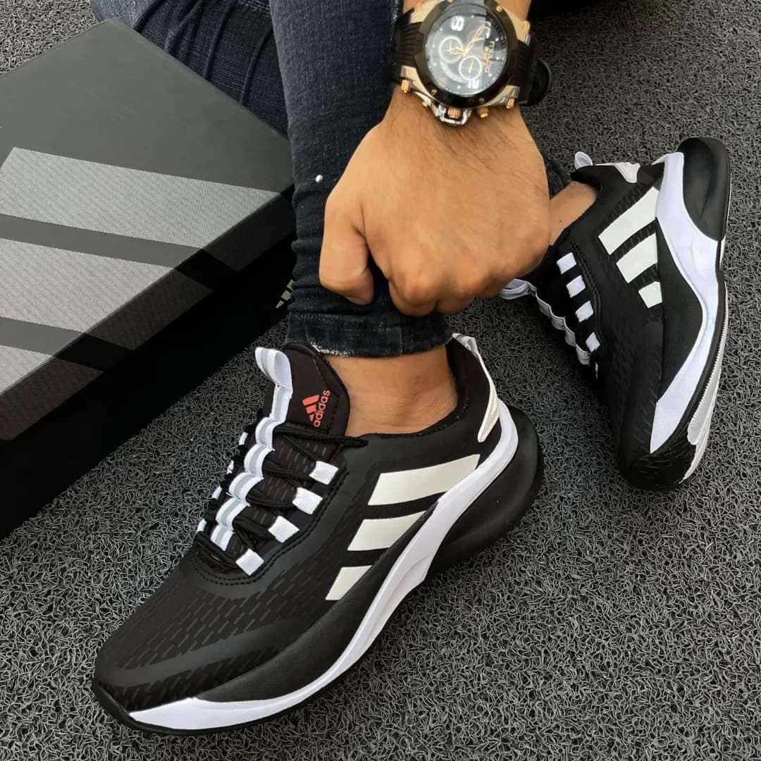 Tenis Adidas Bounce Negro Blanco Unisex
