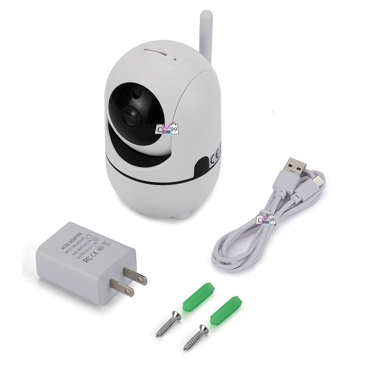Cámara De Seguridad HD 360° Wifi y App