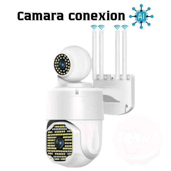 A004 CAMARA DUAL PTZ ROTATIVO CON iA 