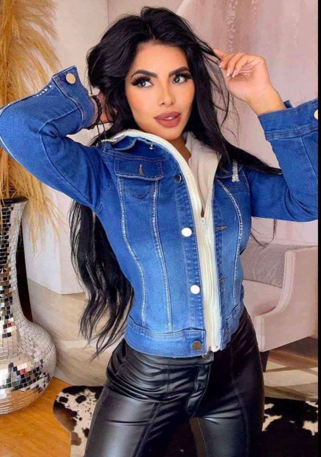 Chaqueta en jean mujer T48B