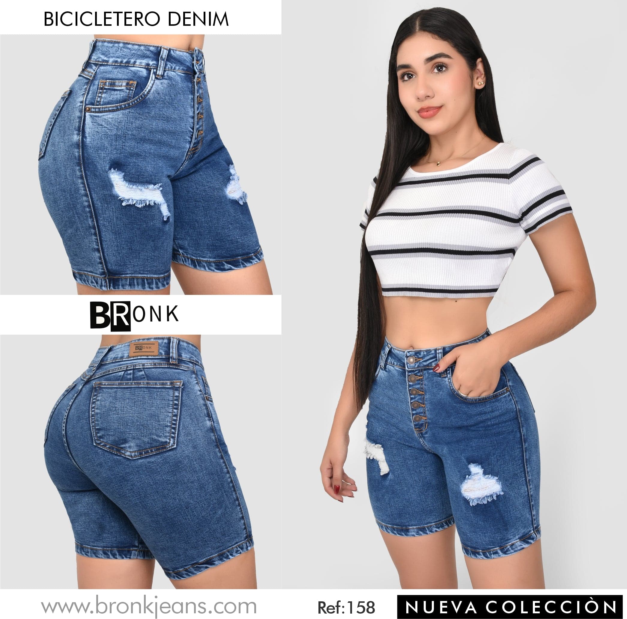 Bicicletero mujer stretch ref. 158