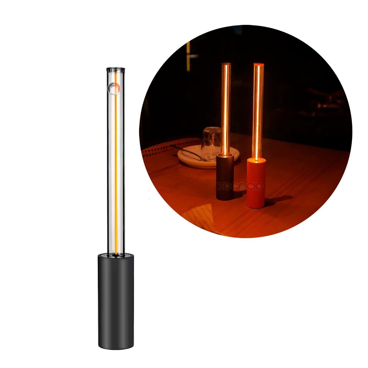 Mini Lampara Minimalista De Ambiente Portable Moderna 3modos