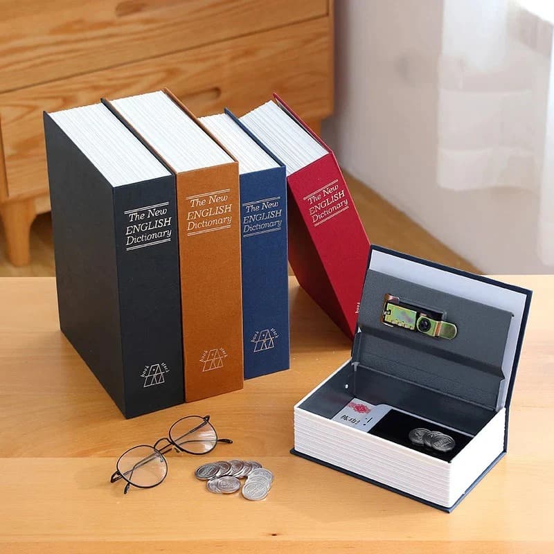 Caja Fuerte Forma Libro Llaves Seguridad Hogar Oficina Caja Menor