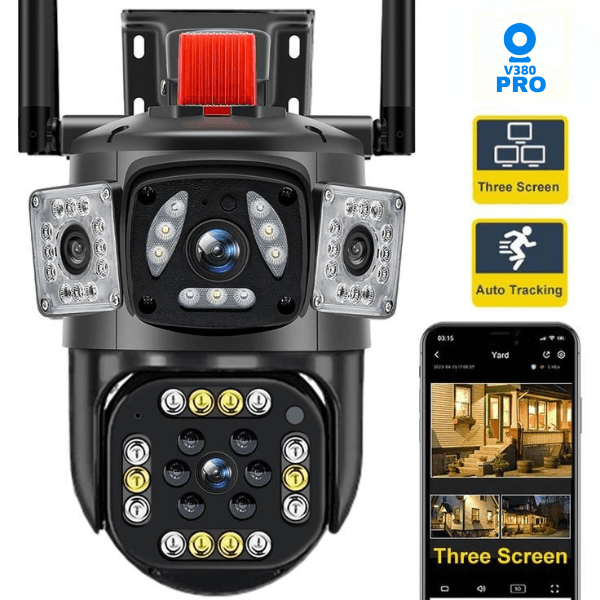 A010 CAMARA WIFI PTZ 12MPX DUAL GRIS