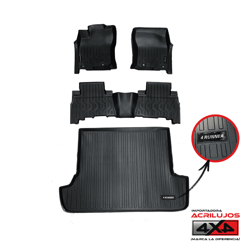 Tapetes Termoformados 3D Para Toyota 4Runner 2010 - 2024