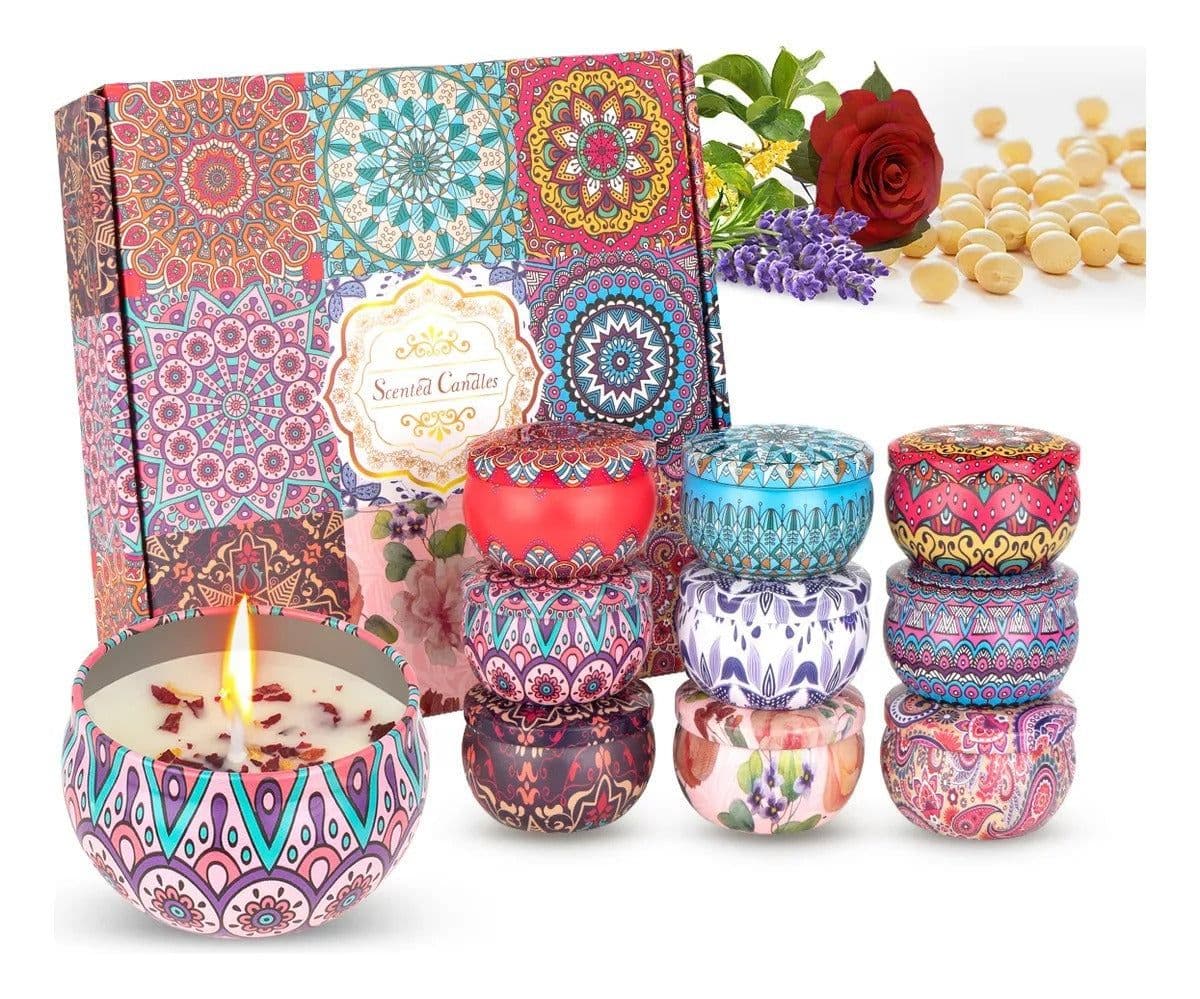  SET DE 6 VELAS AROMÁTICAS – AMBIENTE RELAJANTE Y ARMONIOSO, CADA VELA UNA MAGIA DIFERENTE! ️