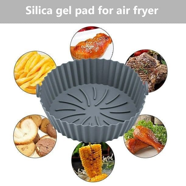  MOLDE EN SILICONA PARA FREIDORA DE AIRE  EL COMPLEMENTO PERFECTO PARA COCINAR SIN PREOCUPACIONES Y CUIDAR TU FREIDORA ⚡