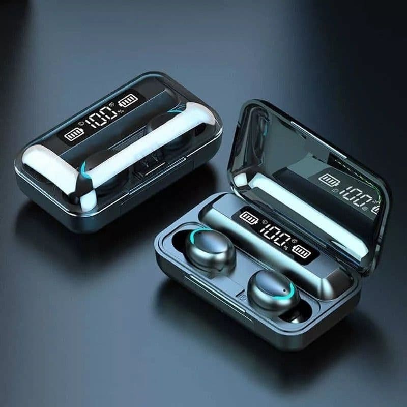  AUDÍFONOS IN-EAR INALÁMBRICOS F9, LOS MEJORES  SONIDO PRO, ESTUCHE INTELIGENTE Y BLUETOOTH 5.0 