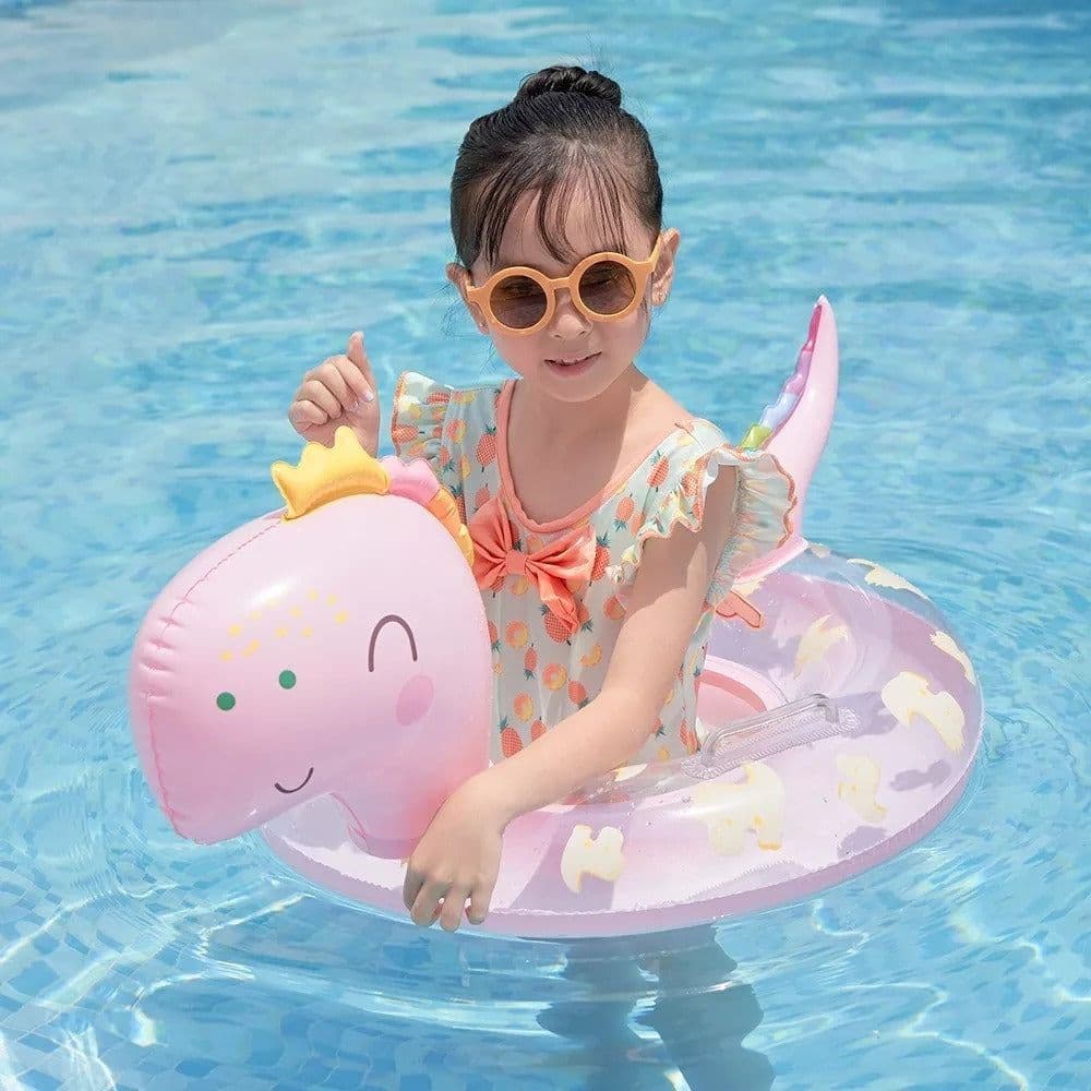   FLOTADOR INFLABLE INFANTIL DINOSAURIO: LA DIVERSIÓN ESTÁ GARANTIZADA CON ESTE AMIGUITO ACUÁTICO! 