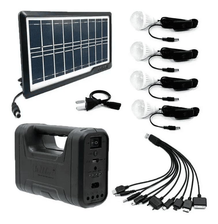 Panel Solar KILLO +4 Bombillos+bateria