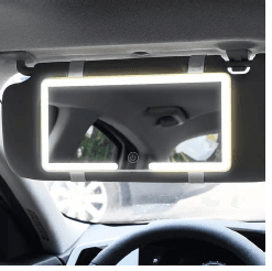  Espejo LED de Maquillaje HD para Coche