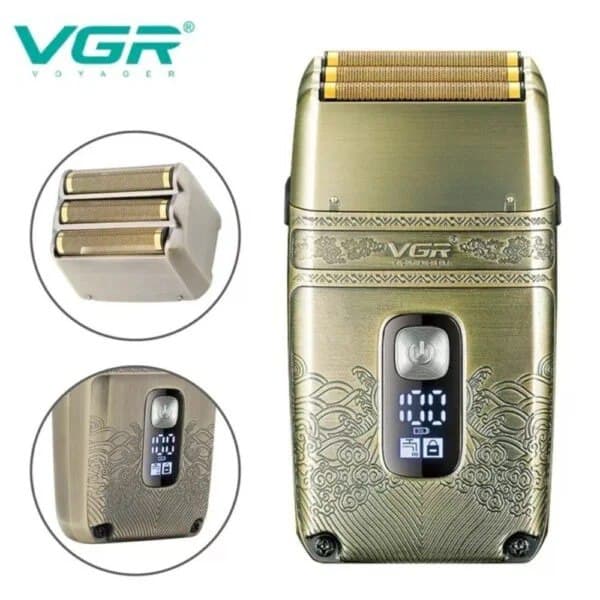 Maquina Rasuradora De Afeitar Shaver Vgr V-335