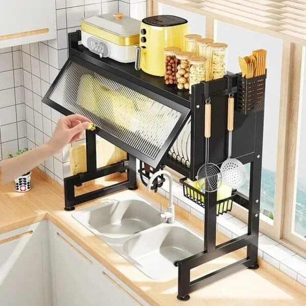 Organizador Ahorrador De Espacio Escurridor De Platos