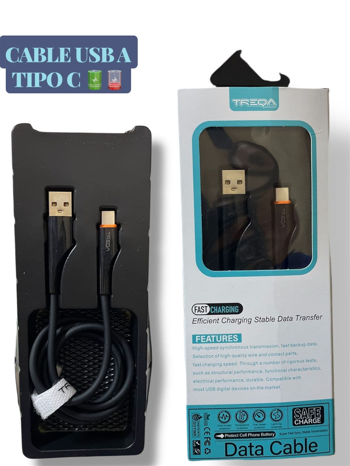 Cable 5a usb a tipo c 8933