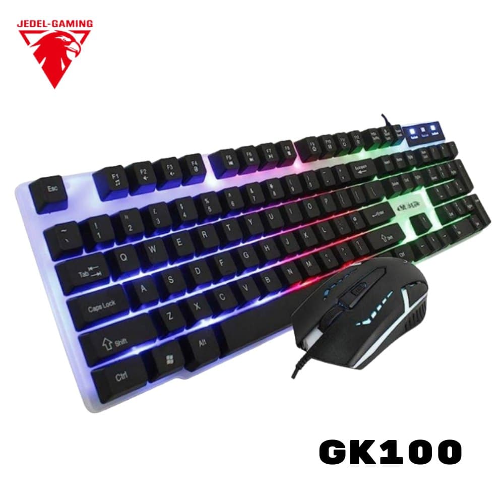 Combo Teclado Y Mouse Gamer GK100 Usb