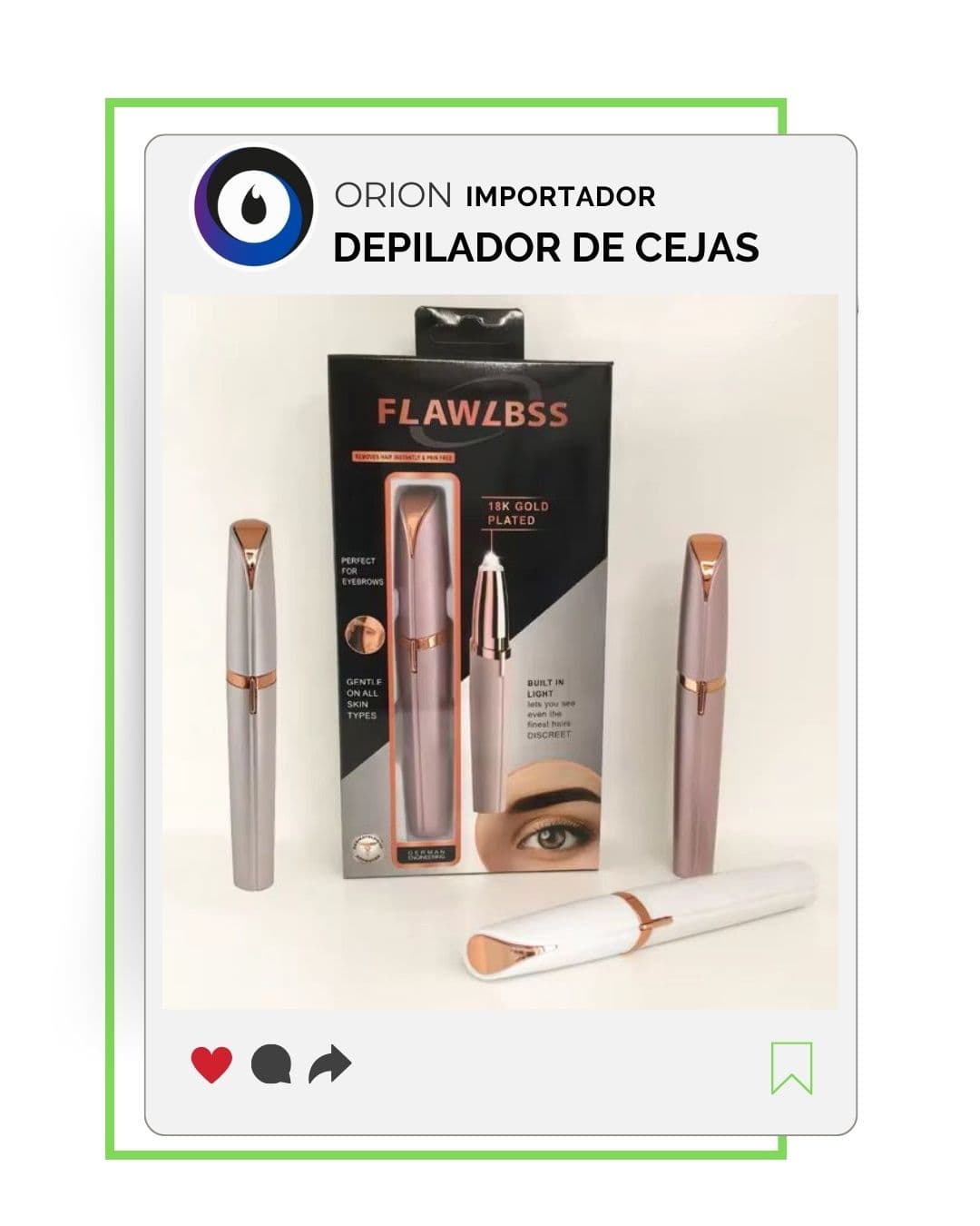 Depilador de cejas