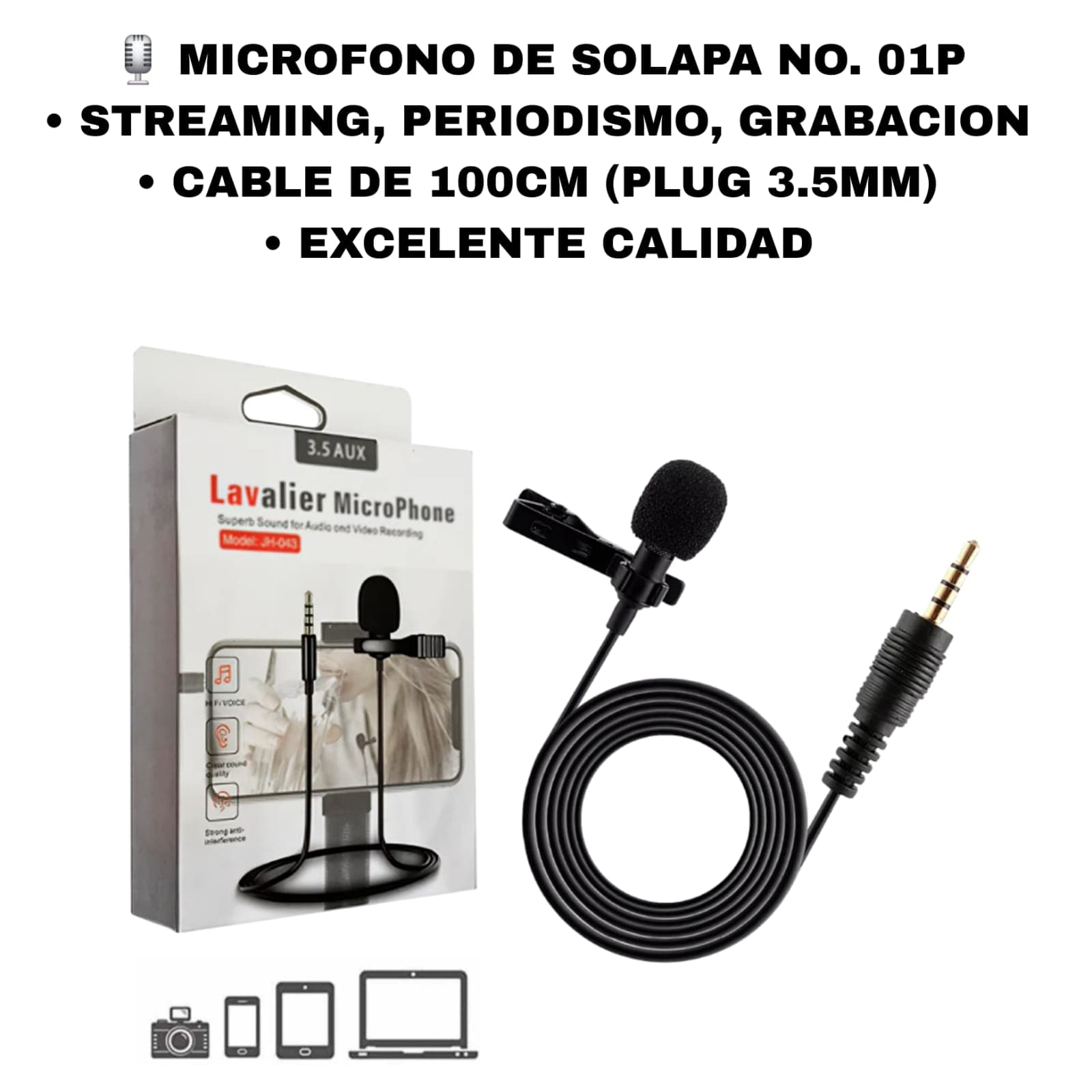 Microfono de solapa