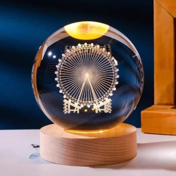 Esfera 3D Rueda De La Fortuna Pequeña