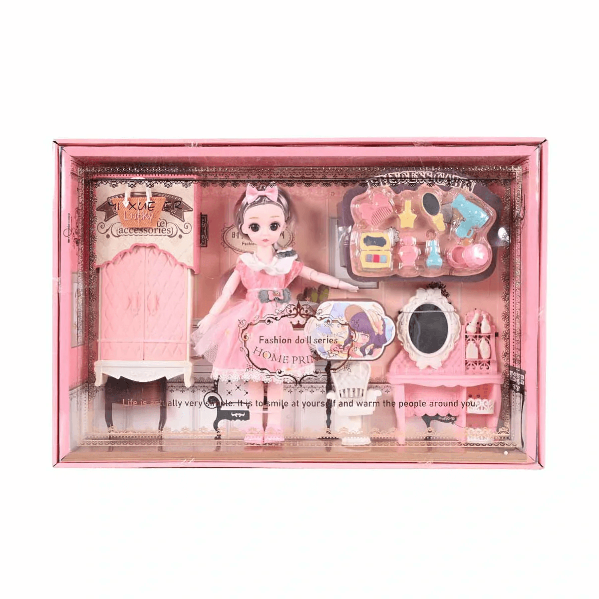 Muñeca con accesorios