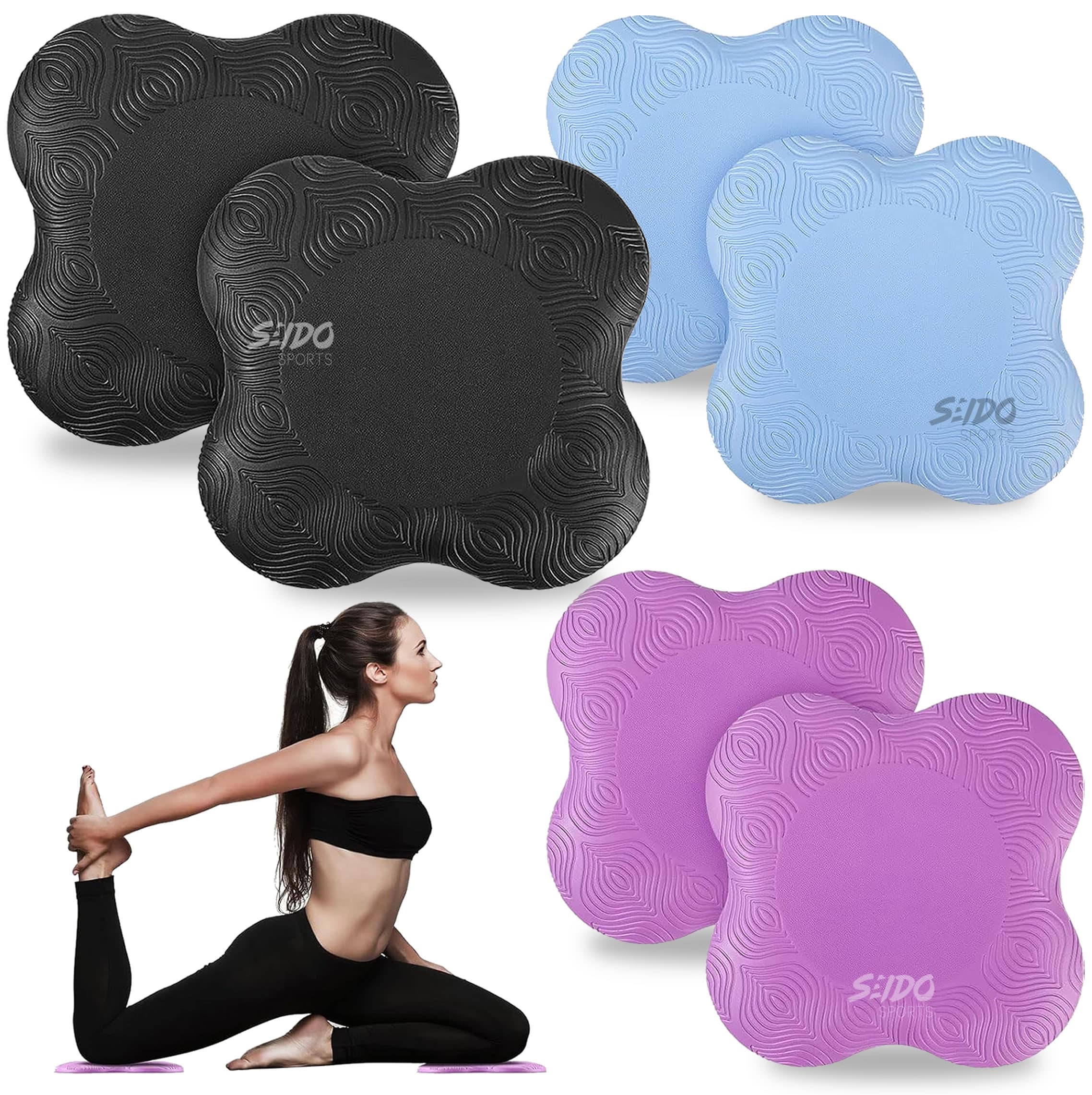 Almohadilla Rodillera Yoga X2 Cojín