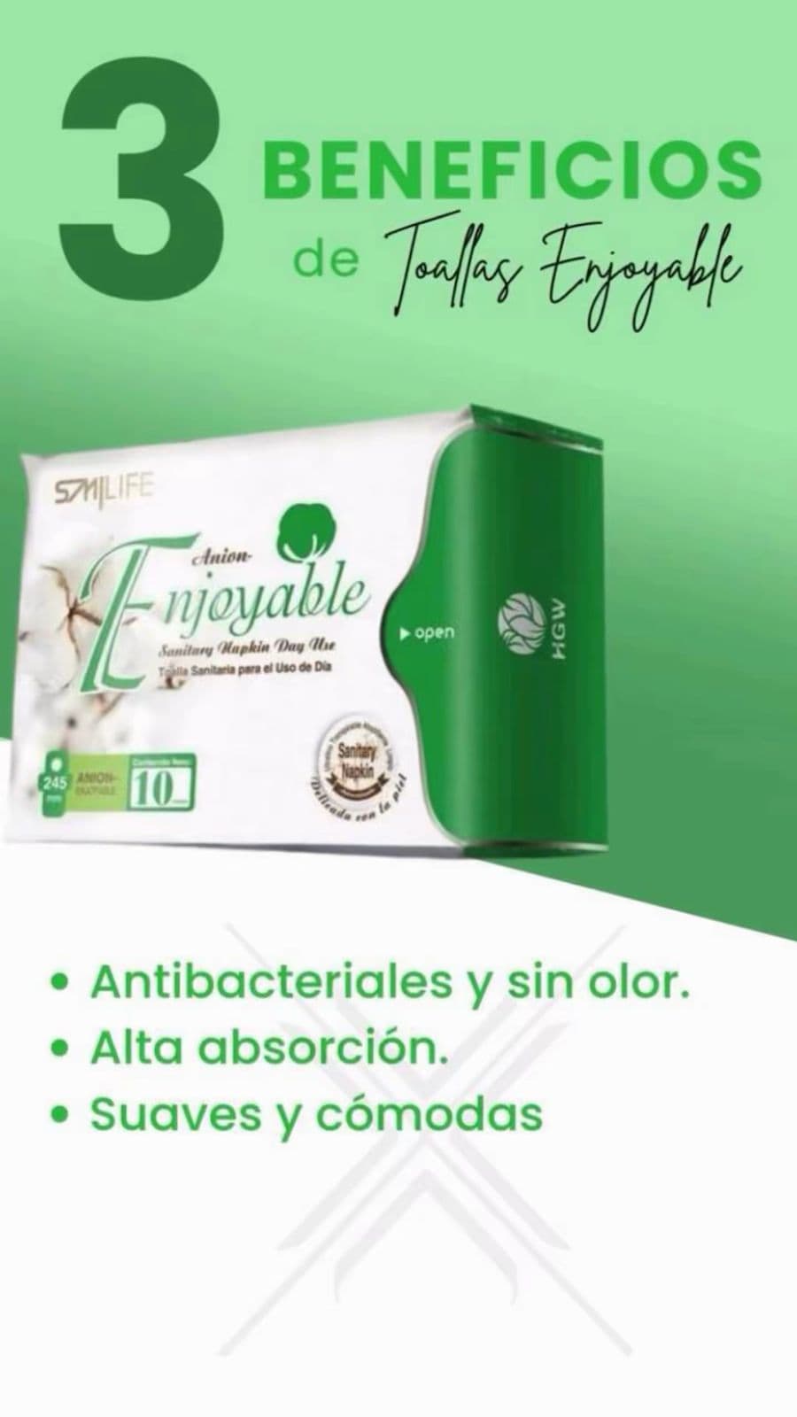 COMBO TOALLAS INTIMAS HGW 