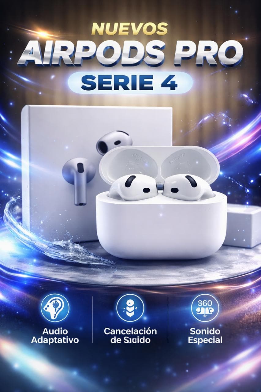  Audifonos AirPods Pro Serie 4