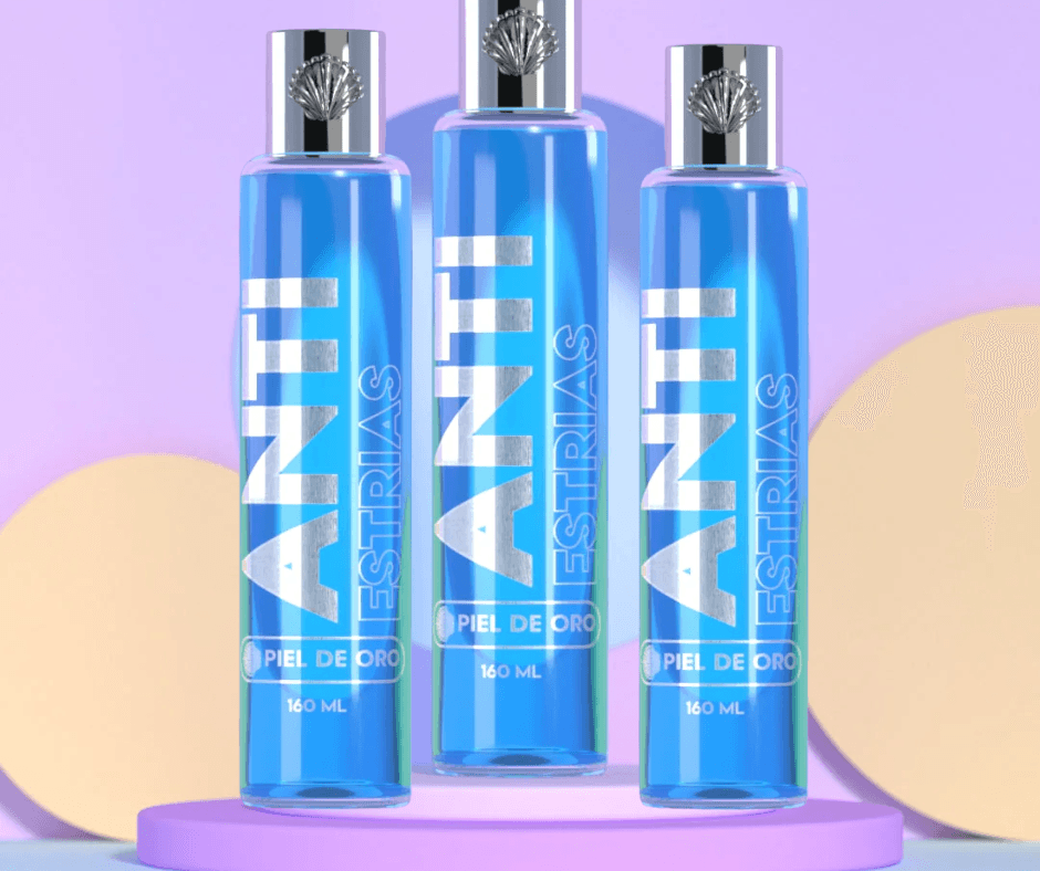 Aceite anti estrias de 160 ml x 3