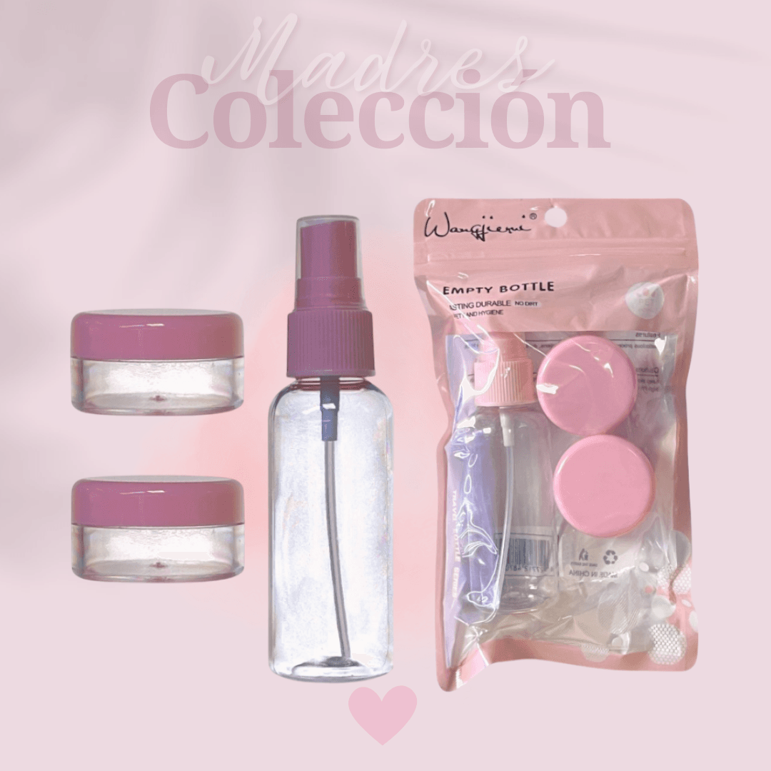 Set de viaje x3 plastico