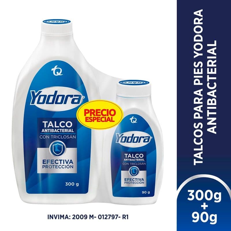 TALCO YODORA x 300GR 90GR