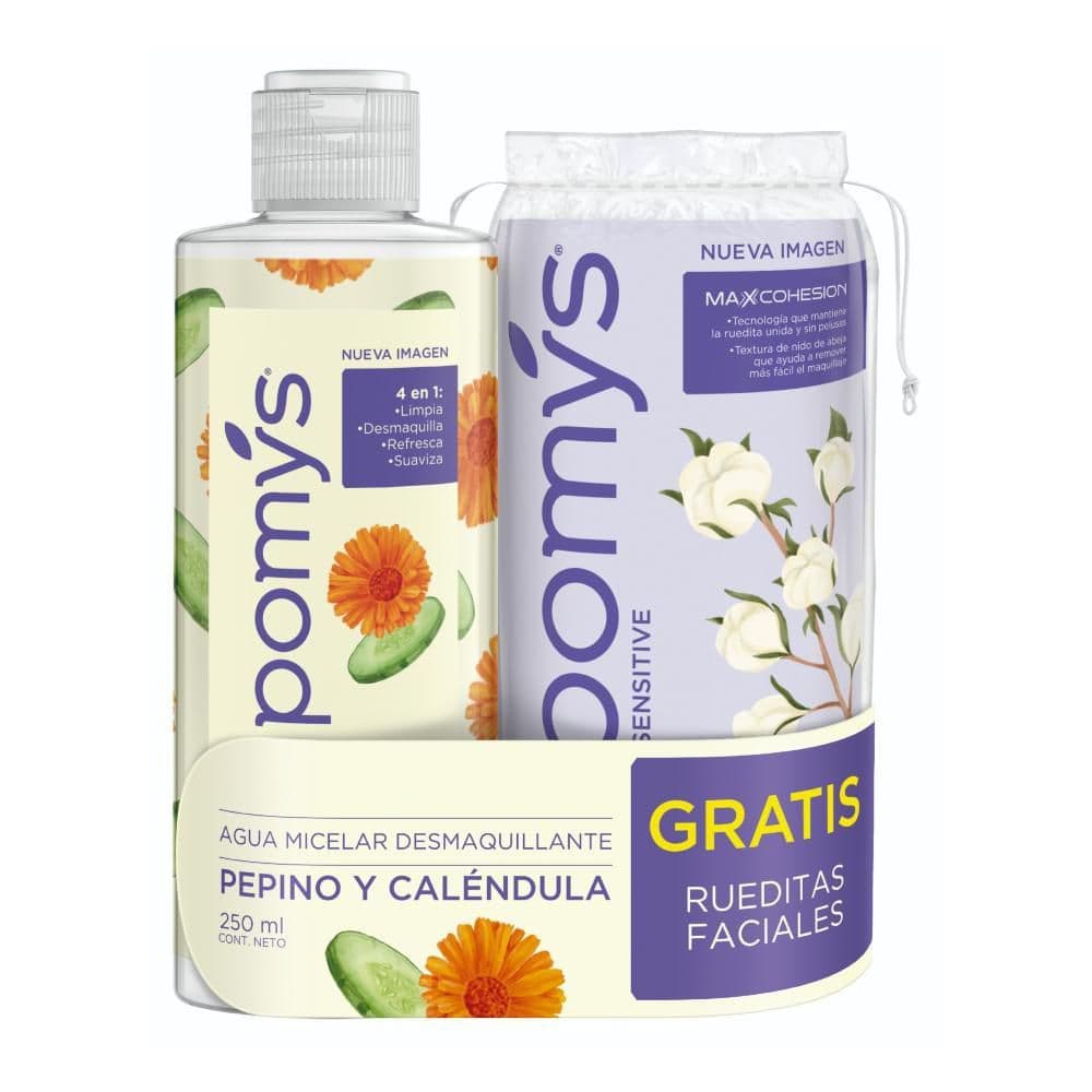 Agua micelar POMYS pepino y caléndula (250 ml)