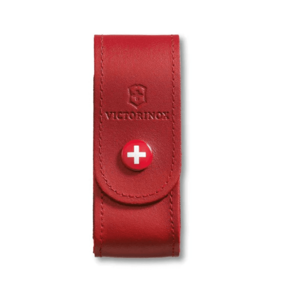 Estuche victorinox cuero rojo 4.0520.1