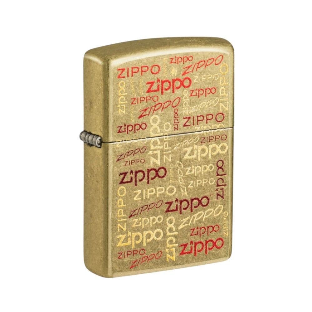 Encendedor zippo logos dorados 48703